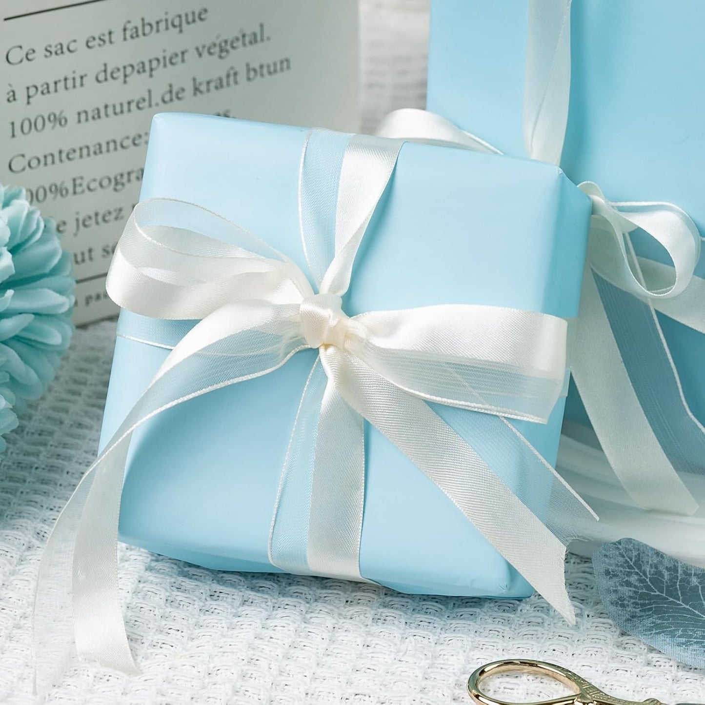 Garbendy Gift Wrapping Paper Roll-Solid Color Pearly-Lustre Paper,Perfect for Wedding, Valentine's Day,Birthday, Christmas,Baby Shower, Party - 17 Inch X 33 Feet