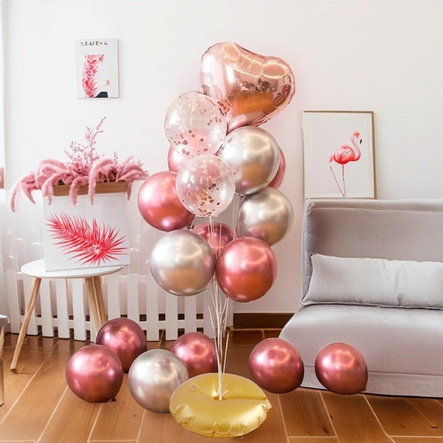 10 Pcs Gold Water Weight Bags for Arch Stand Base – Heavy Duty Fillable Backdrop Stand Weights for Wedding Party Balloon Arch, Metal Arch Frame Base, Thickened Water-Fill Bags