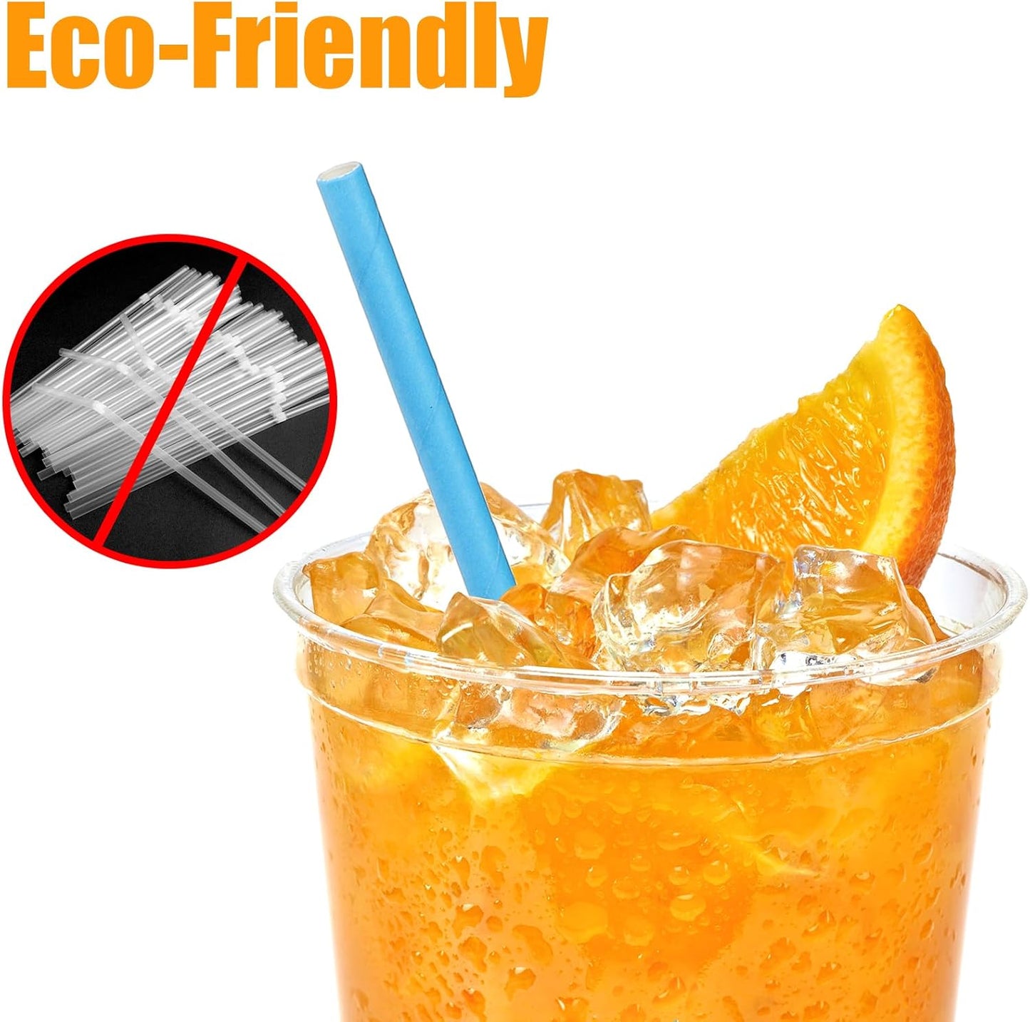 DEAYOU 800 PCS Paper Drinking Straws, Disposable Paper Straws for Mixed Drinks, Party Supplies, Restaurant, Food Service, Birthday, Wedding, Baby Shower, Christmas, Holiday, Gift, Assorted Colors