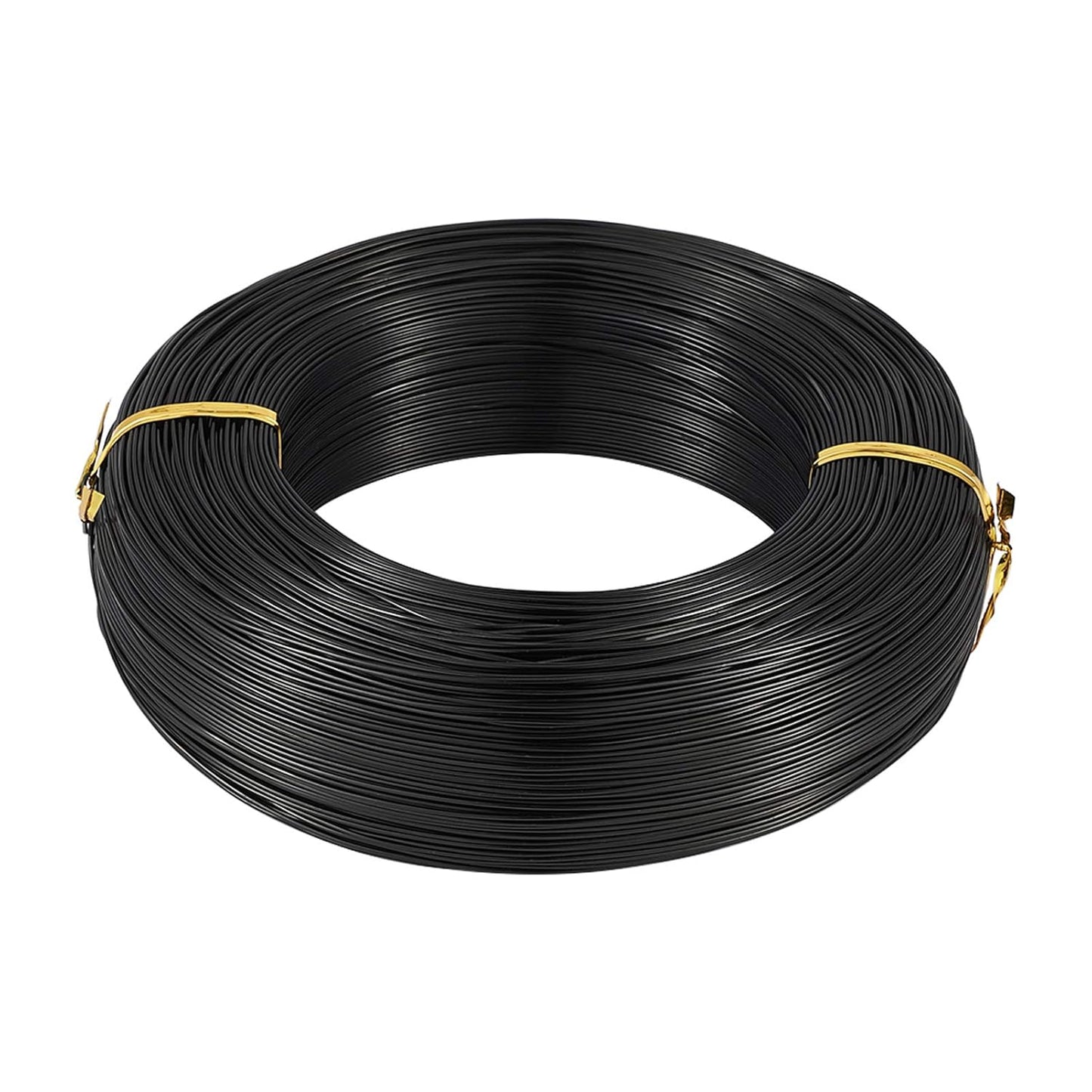 Fashewelry 984 Feet 0.8mm Black Aluminum Wire Bendable Metal Craft Wire String for Beading Sculpting Jewelry Making