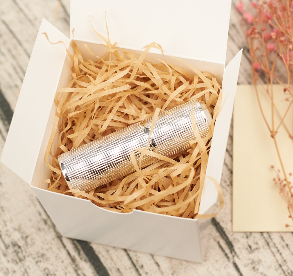 MESHA White Gift Box 50PC 3x3x3'' Sturdy Gift Boxes with Lids, Bridesmaid Proposal Gifts Box for Bridal, Cupcake, Godmother, Groomsmen Proposal Box, Party Favor, Wedding Favor