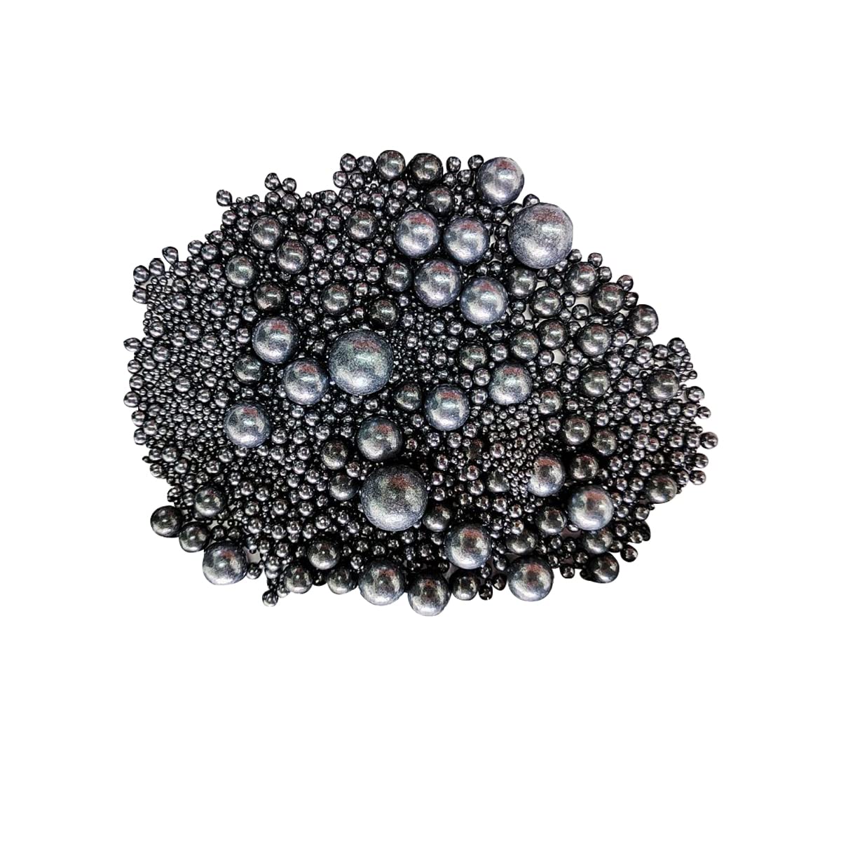 Edible Black Sugar Pearls Candy Sprinkles 120G/ 4.23Ounce Baking Cake Sprinkles Cupcake and Cake Topper Cookie Decorations Wedding Party Valentines Halloween Christmas Supplies