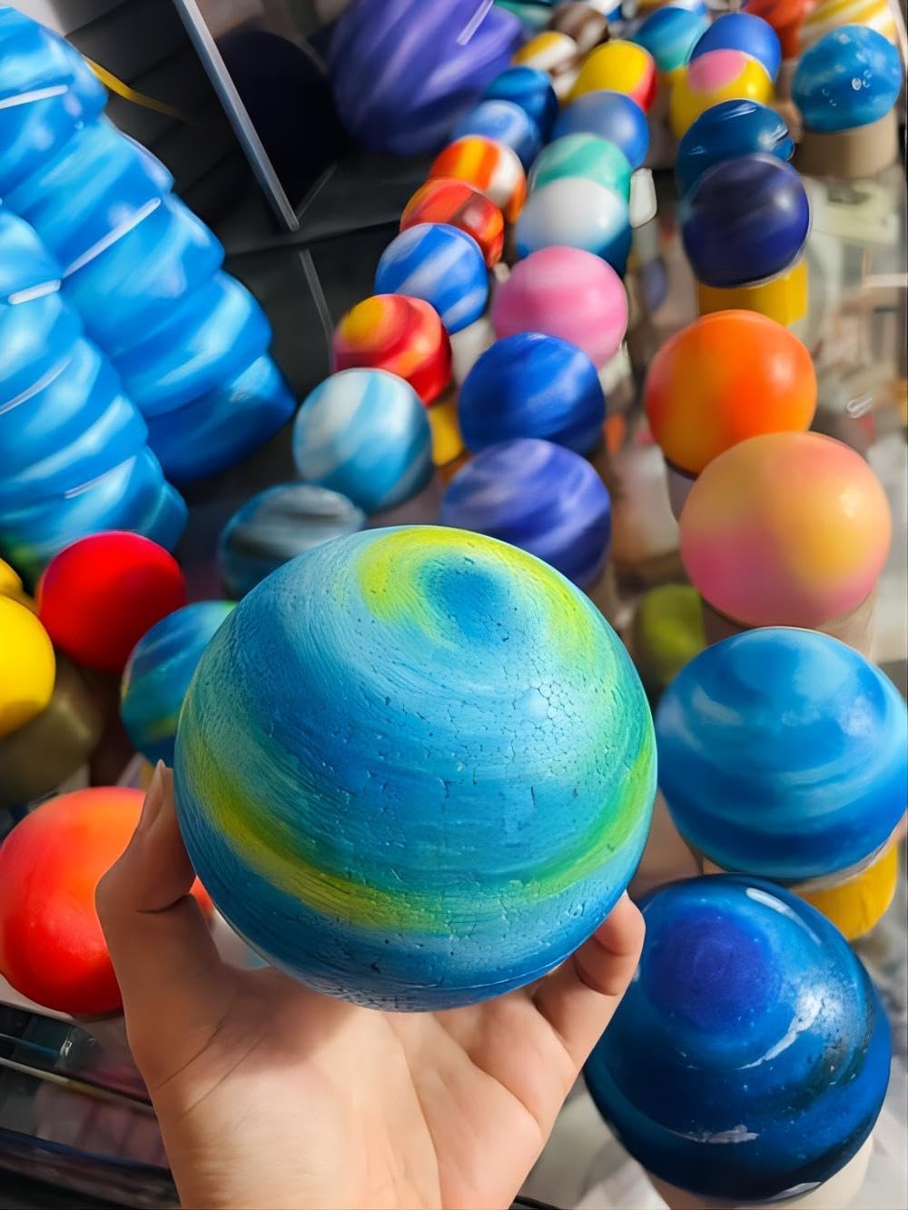 Crafare 5 Inch Foam Balls White 2Pack for Spring Crafts Making, DIY Smooth Polystyrene Foam Balls for School Projects, Home DIY Wedding Holiday Christmas Crafts