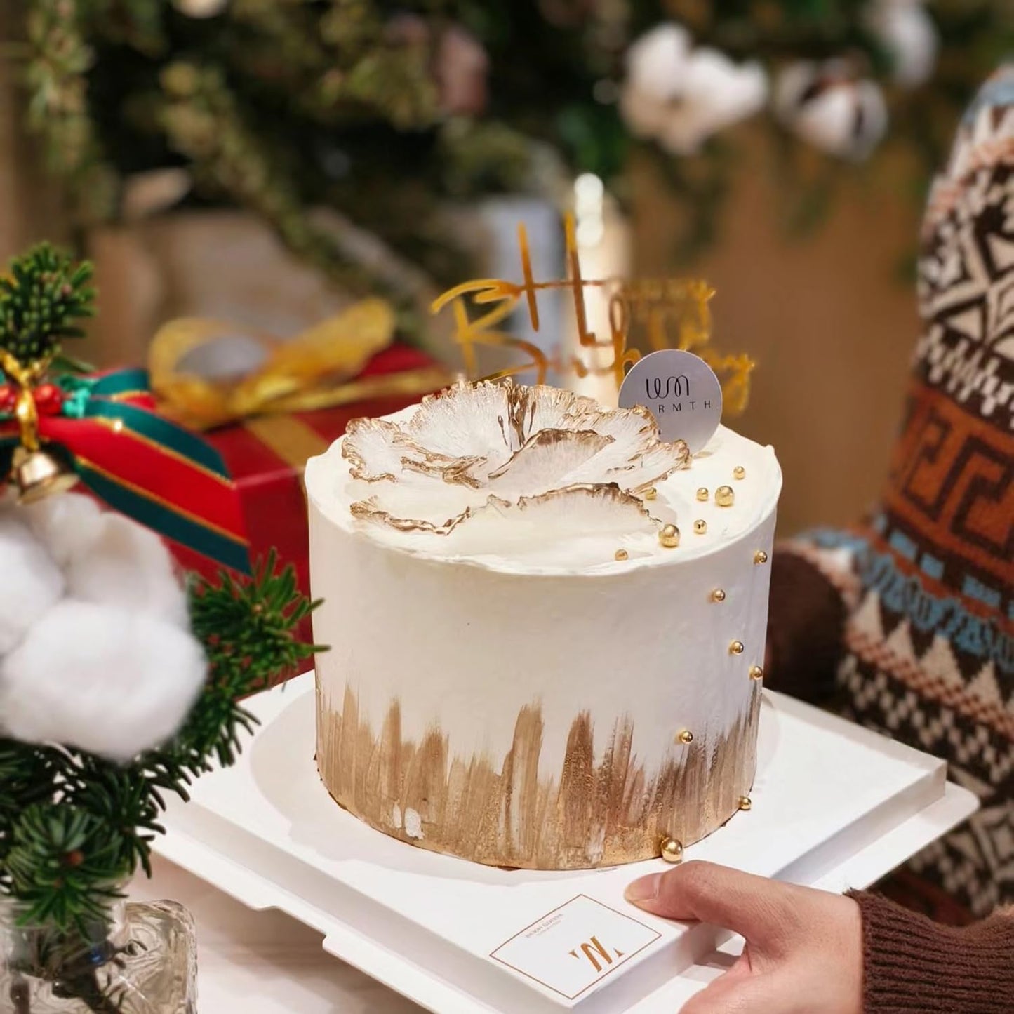 Sprinkles for Cake Decorating, 11Oz Gold Pearl Sprinkles 6 Sizes Mix for Cake Cupcake Ice Cream Donuts Cookie Baking Toppings