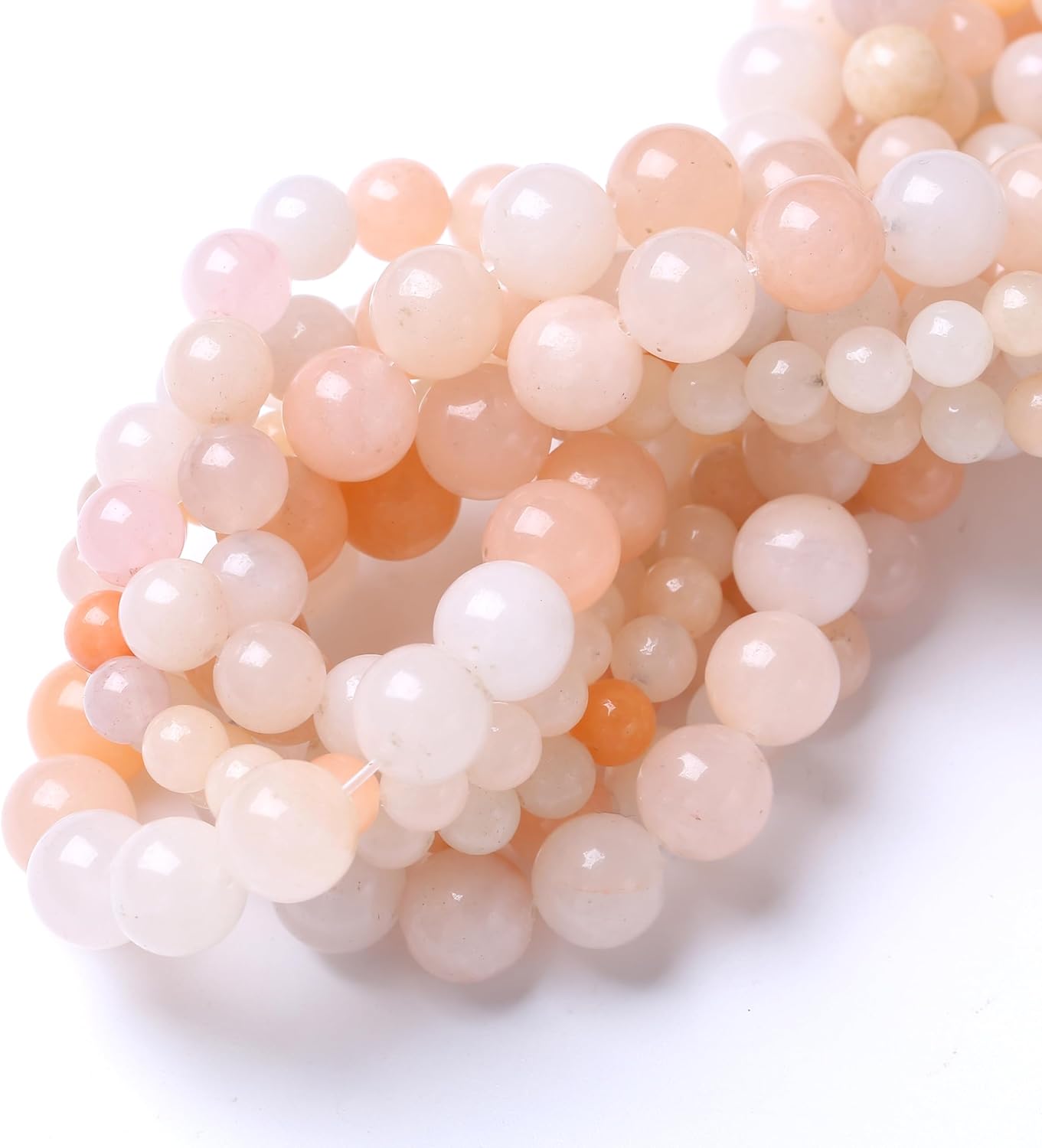 Streamer Powder Stone Beads for Jewelry Making DIY Craft Gemstone Beads Kit (4mm, 88pcs) Cosmic Crystal Pebbles for Bracelets, Necklaces, Home Decor