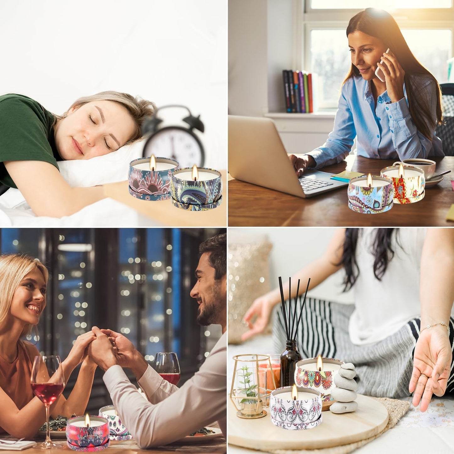 Scented Candles Gifts Set 36 Pack Soy Wax Travel Tin Jar Candles for Home 2.5 OZ Scented Candles for Mom for Christmas, Birthday, Thanksgiving, Mother's Day