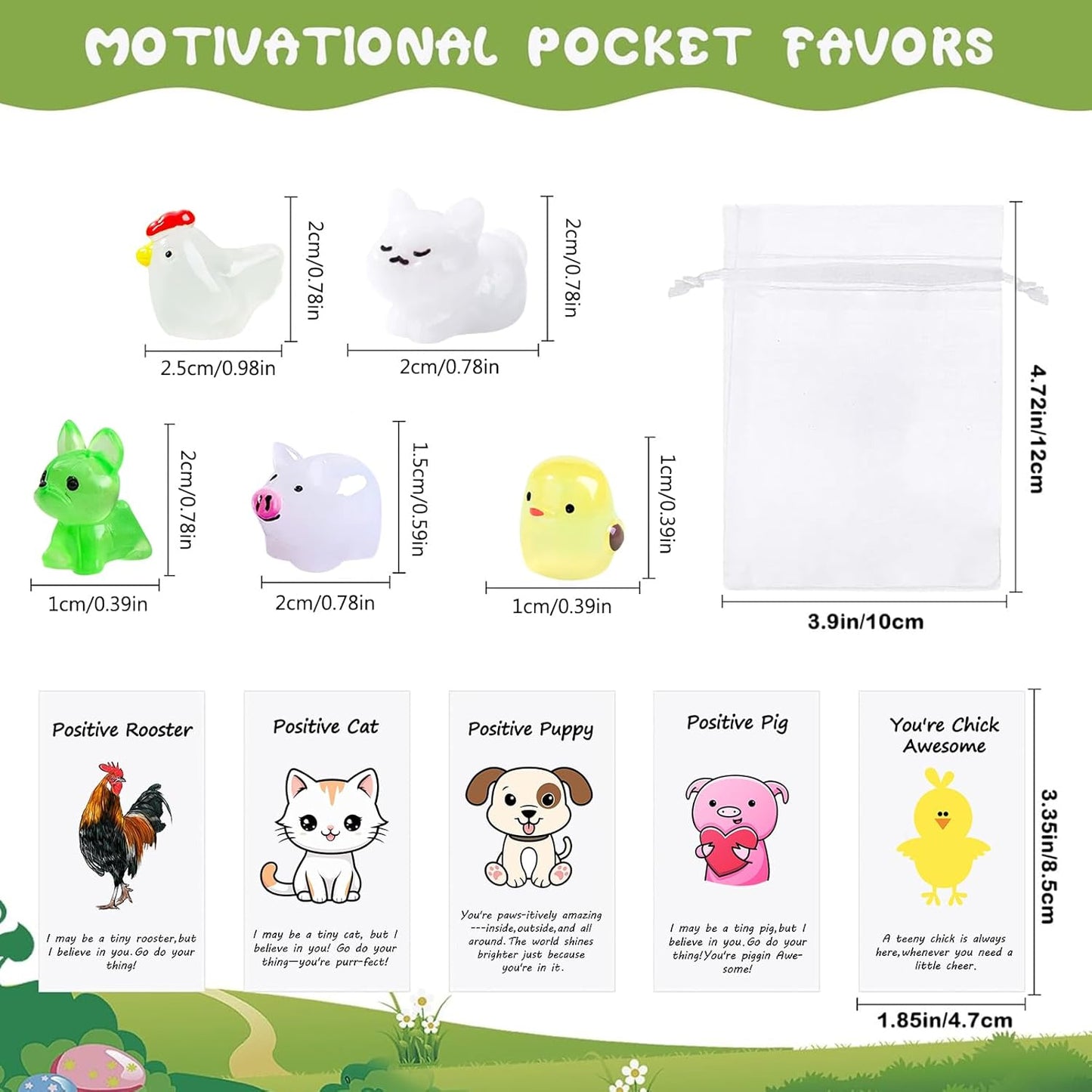 50 Set Employee Appreciation Gifts Bulk for Thank You Staff Back to School Student Teacher Coworker Nurse Pocket Gift End of Year Student Gifts Animal Pun Inspirational Note Cards Office Favors