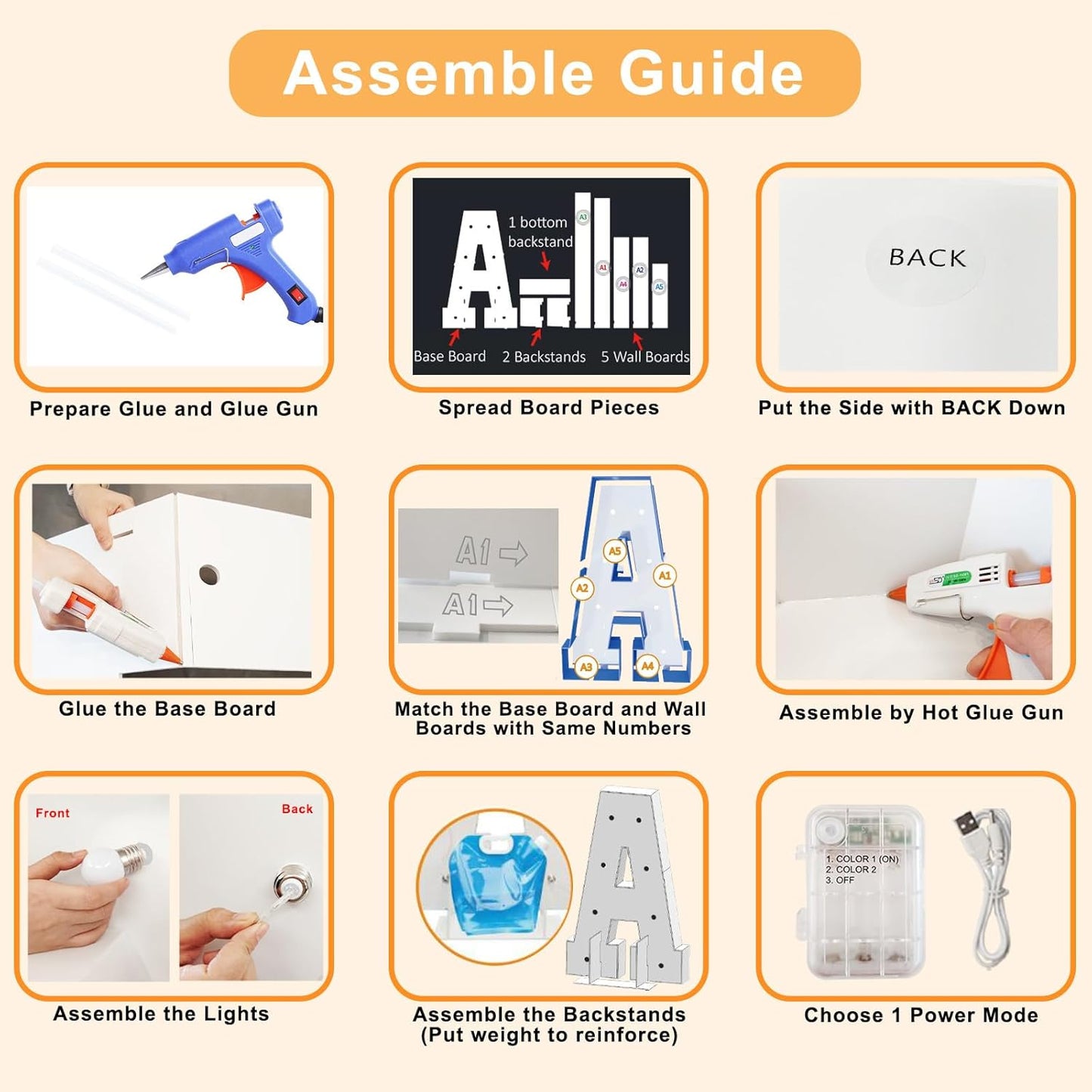 Pooqla 3FT Marquee Light Up Letters, Cool White and Warm White LED Big Mosaic Marquee Letters 3 Feet, Giant Letter Sign for Balloons Birthday Anniversary Wedding Party Decoration, Letter X