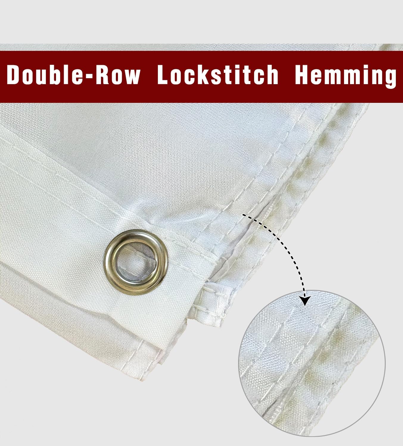 Heart Just Married Flag Banner Outdoor Indoor Decoration Flag 3x5 FT Double Stitched Polyester with Brass Grommets (White)