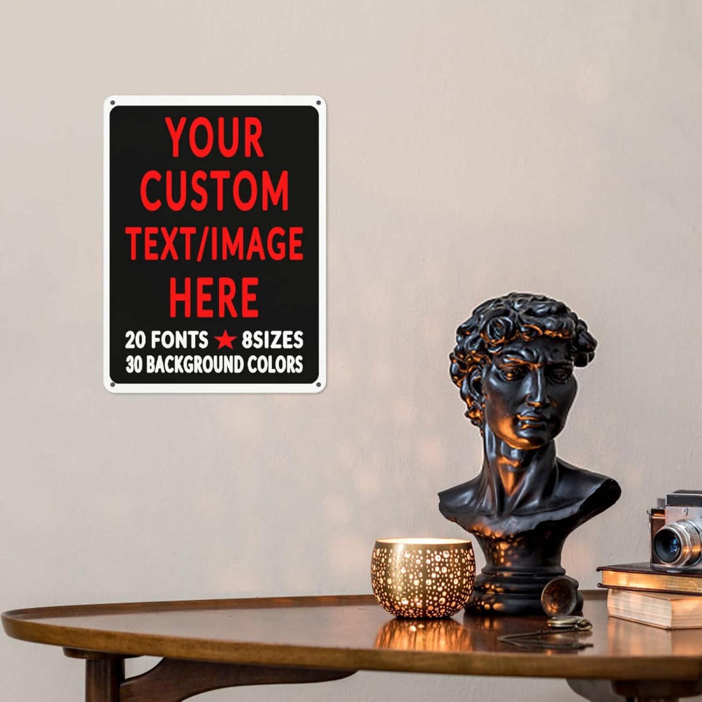 Custom Sign Personalized Custom Metal Sign, Customize For Office, Business, Workplace, Office, Home, Delivery Signs 12x16