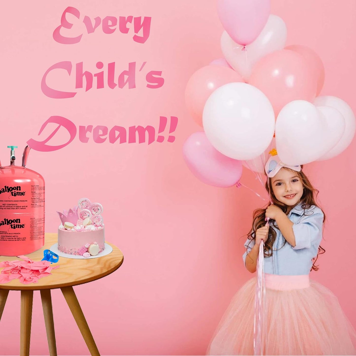 Helium Tank for Balloons At Home, 14.9 Cu Ft Helium Balloon Pump Kit with 50 Assorted Latex Balloons, White Curling Ribbon and Wholesalehome Balloon Tie Tool, 3 Pack