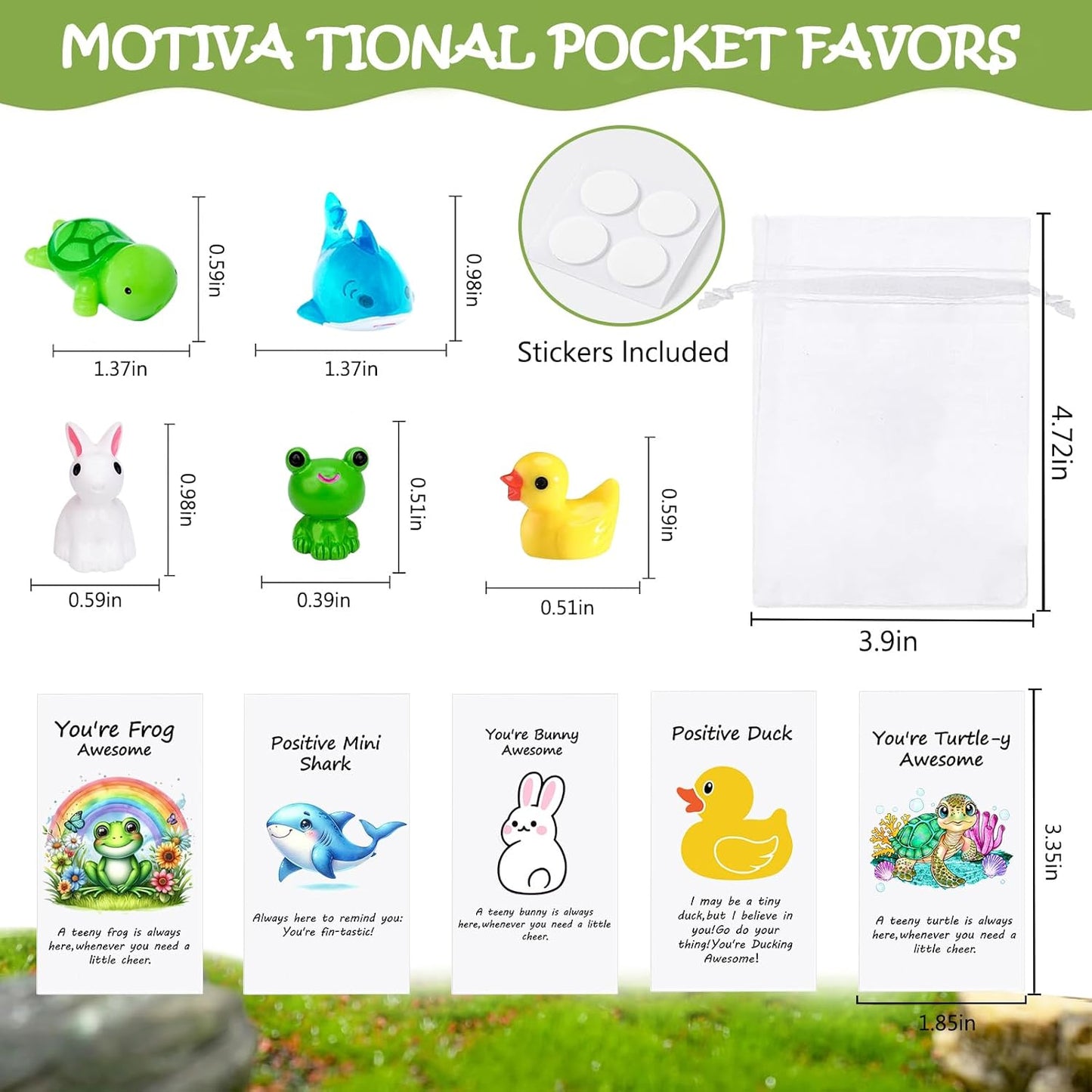 50 Set Employee Appreciation Gifts Bulk for Thank You Staff Back to School Student Teacher Coworker Nurse Pocket Gift End of Year Student Gifts Animal Pun Inspirational Note Cards Office Favors