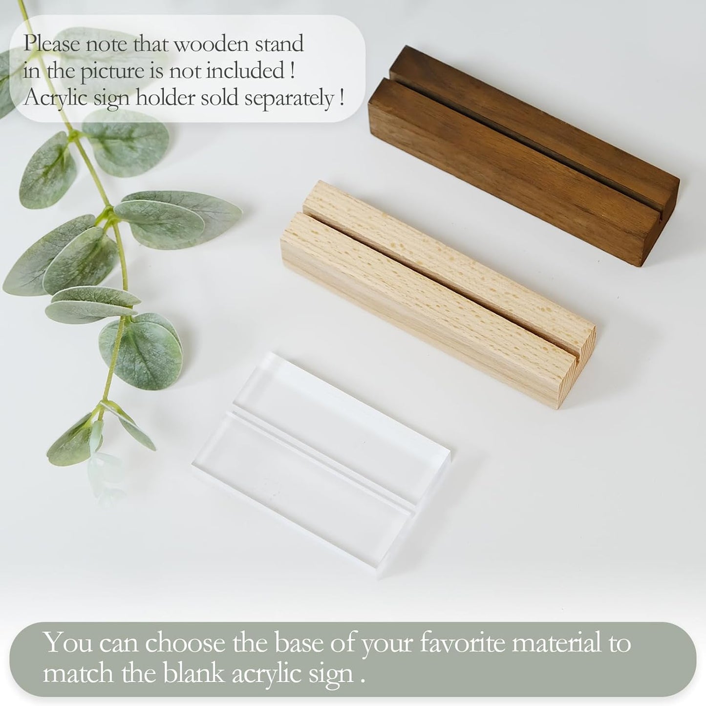 JINMURY Acrylic Sheets, 5 Pack 8x10 Inch Frosted 1/8 Inch Thick Decorative Signage, Perfect for Signage and Craft Projects