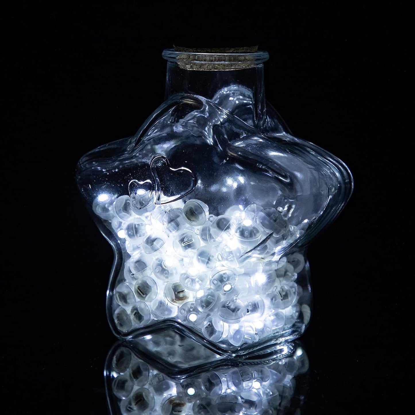 50pcs White LED Balloon Lights, Tiny Led Lights Mini Round LED Ball Lamp for Paper Lantern Balloons, Indoor Outdoor Party Event Fun Party Supplies Halloween Christmas Wedding Decoration