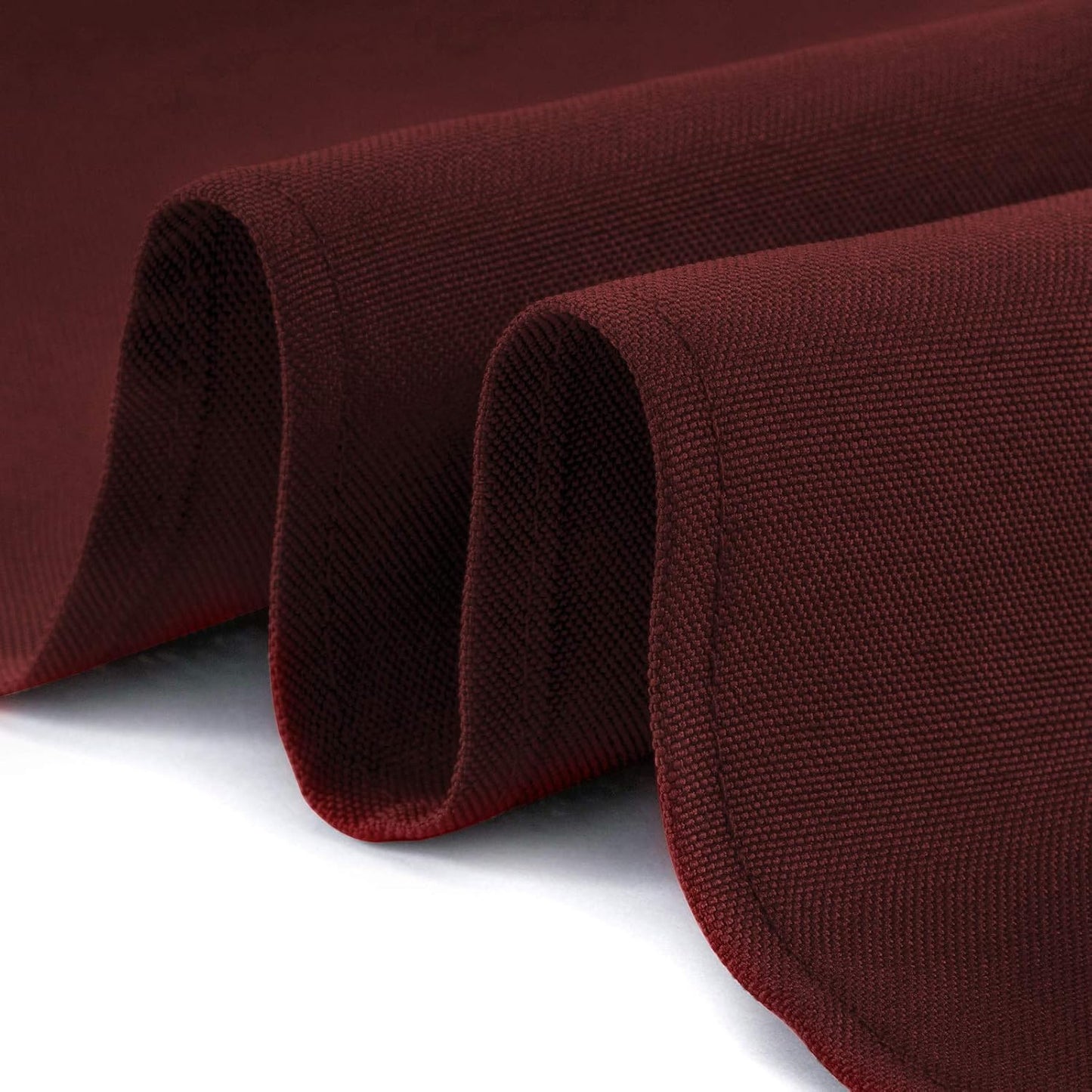 Lann's Linens - 10 Premium 70" Square Tablecloths for Wedding/Banquet/Restaurant - Polyester Fabric Table Cloth - Burgundy