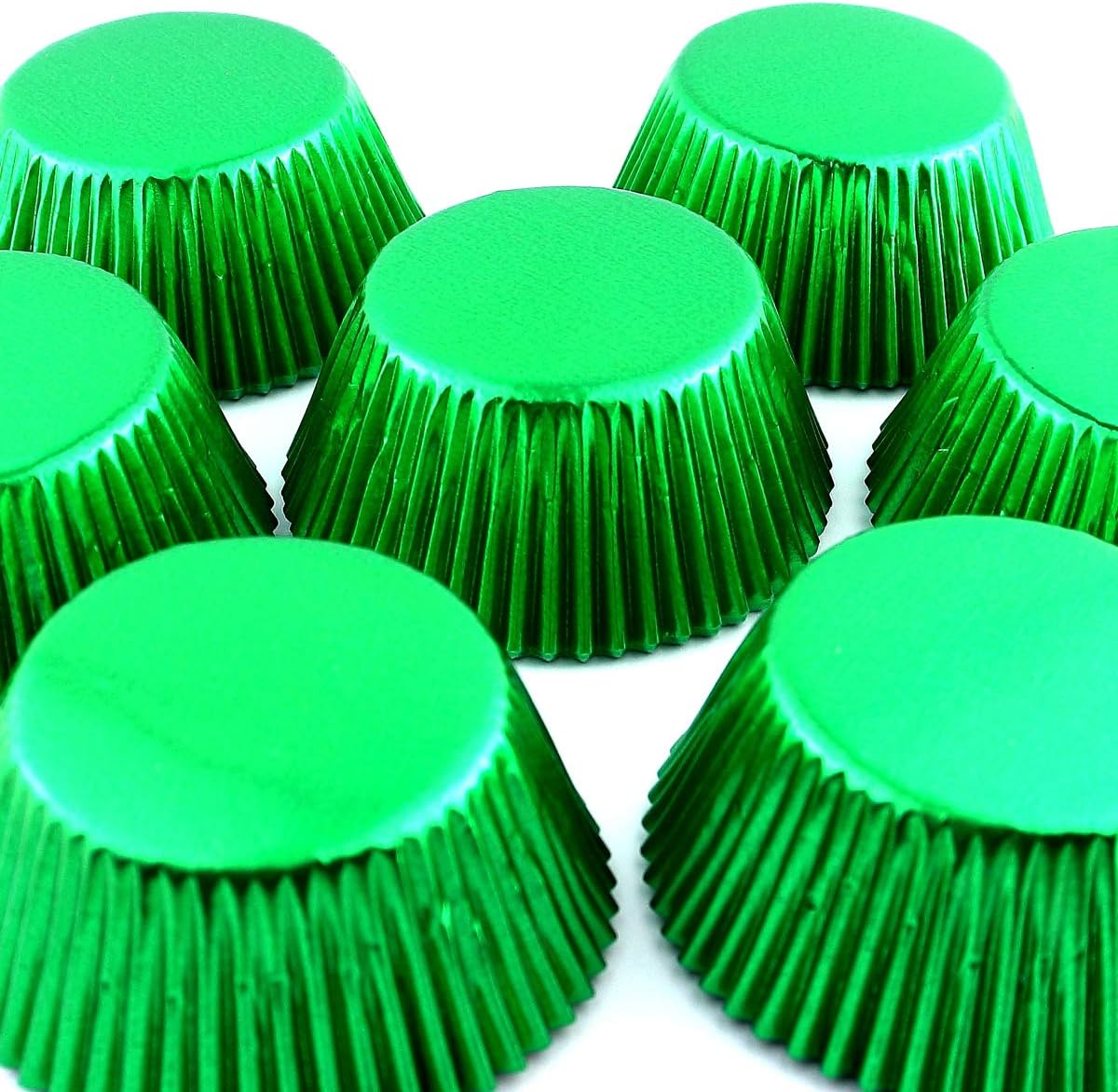 Eoonfirst Green Foil Cupcake Case Liners Christmas Day Baking Muffin Paper Cups 200Pcs