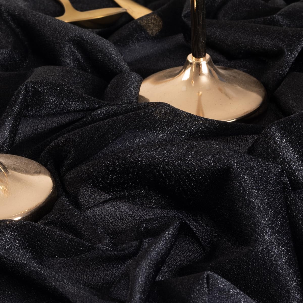 MLMW Wedding Arch Draping Fabric 1 Panel 29" x 20Ft Black Sheer Wedding Arch Backdrop Drapes Outdoor Curtain for Halloween Ceremony Party Background Ceiling Decor