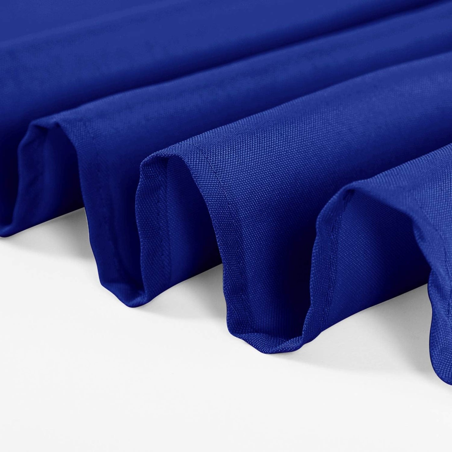 60 inch Round Tablecloth Washable Polyester Table Cloth Decorative Table Cover for Wedding Party Dining Banquet（60 inch,Royal Blue）