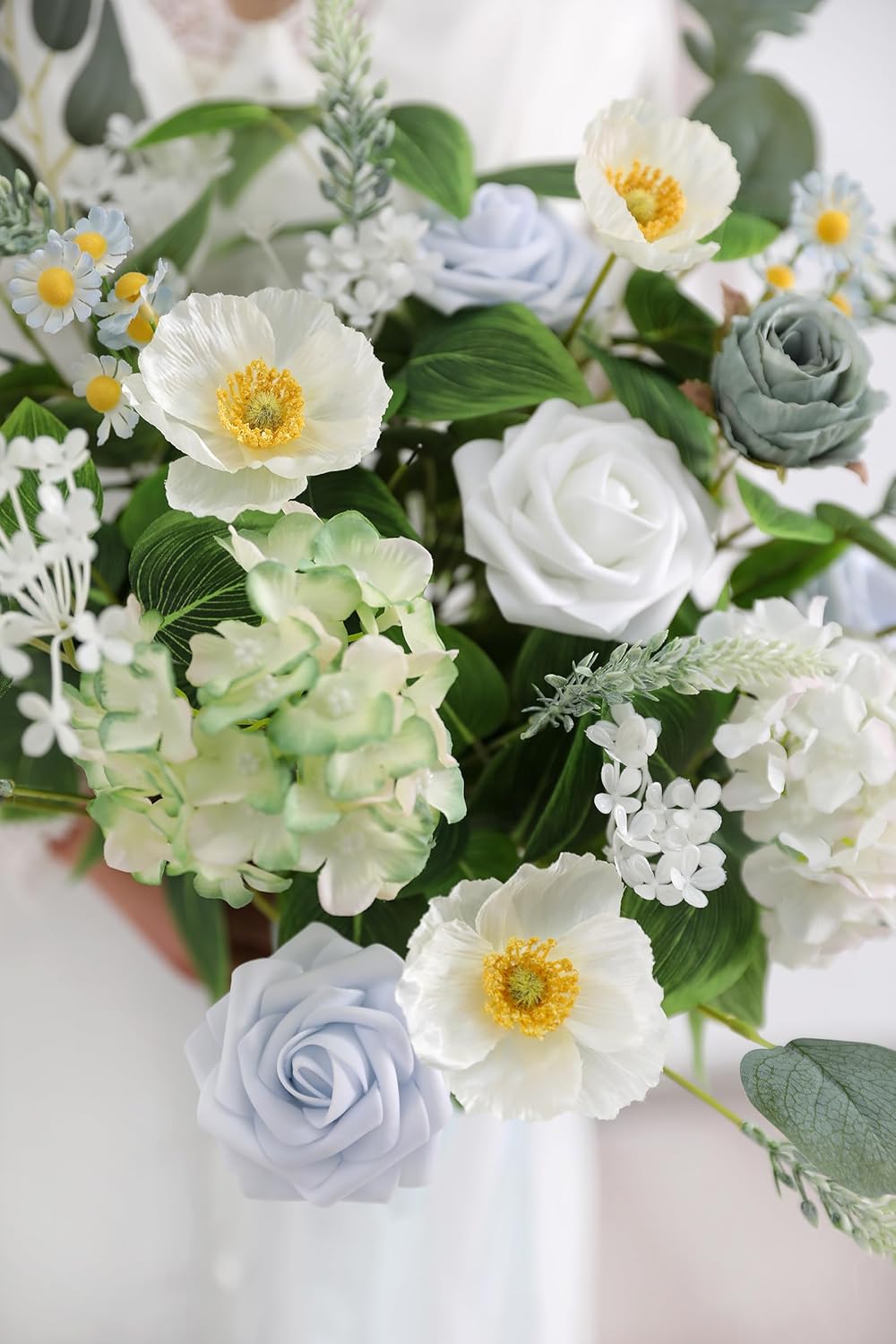 Serra Flora Artificial Greenery Spray Box Set(Pack of 64pcs) with 8 Kinds of Wedding Bouquet Filler Table Centerpieces and Floral Arrangement