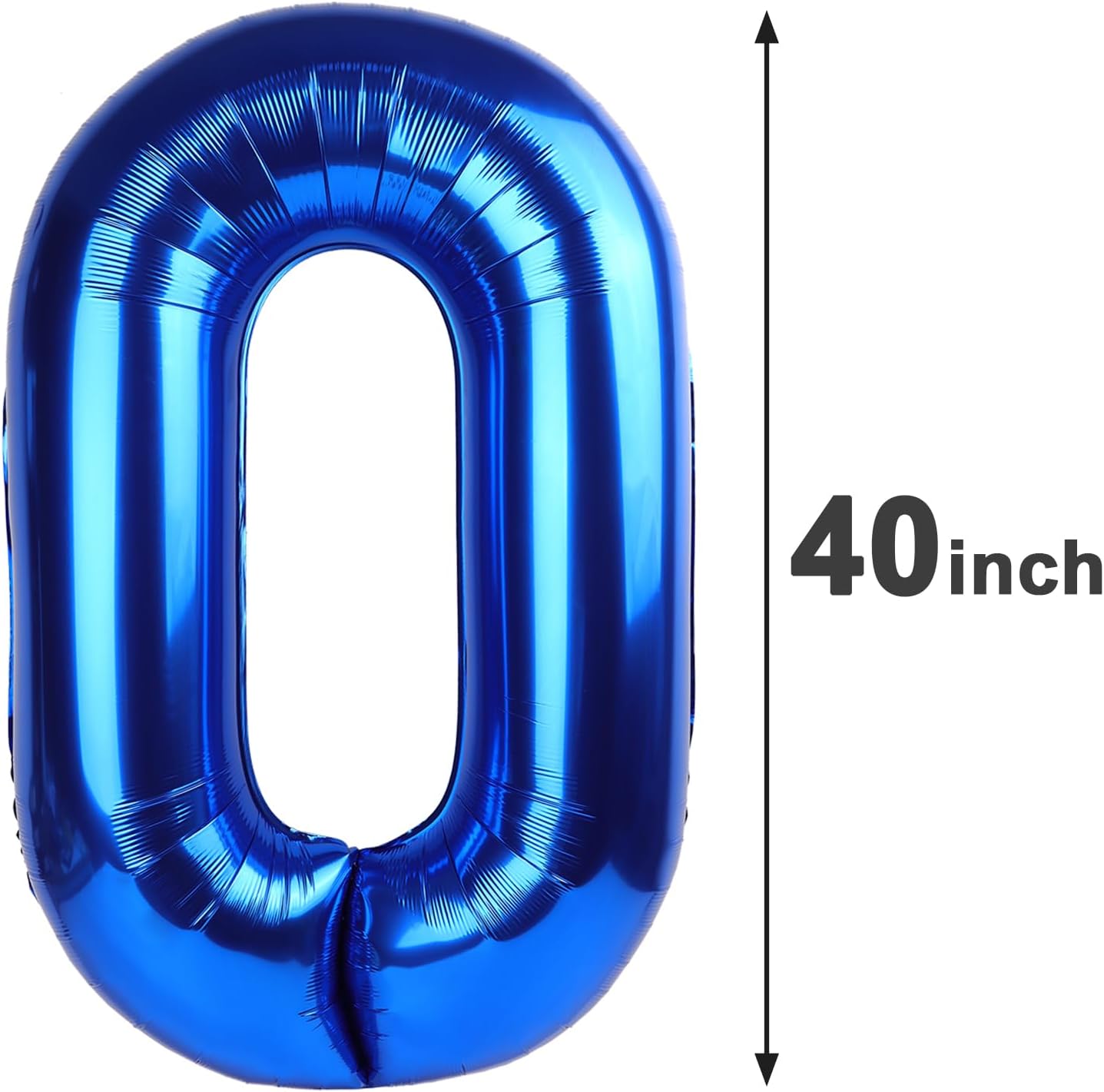 Giant Navy Blue 10 Balloon Number 40 Inch, 10 Number Balloons Birthday Supplies, 10 Year Old Birthday Party Celebration, 10 Balloons Graduations Anniversary Decorations