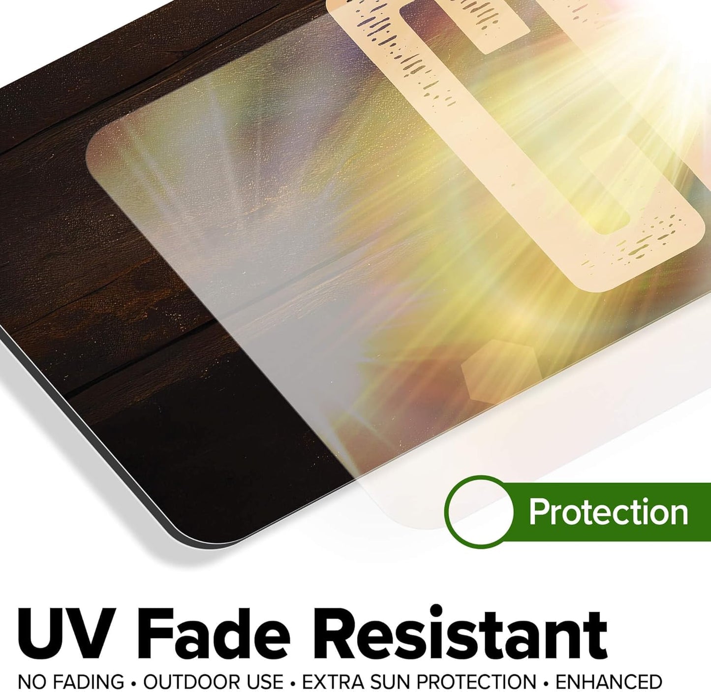 Custom Sign, Custom Street Sign, 11 Font Colors, 13 Font Styles, 4 Hole Options, 22 Sizes, 6x30 Inches, Rust Free DiBound, Fade Resistant, Made in USA by My Sign Center (Vintage Wood)