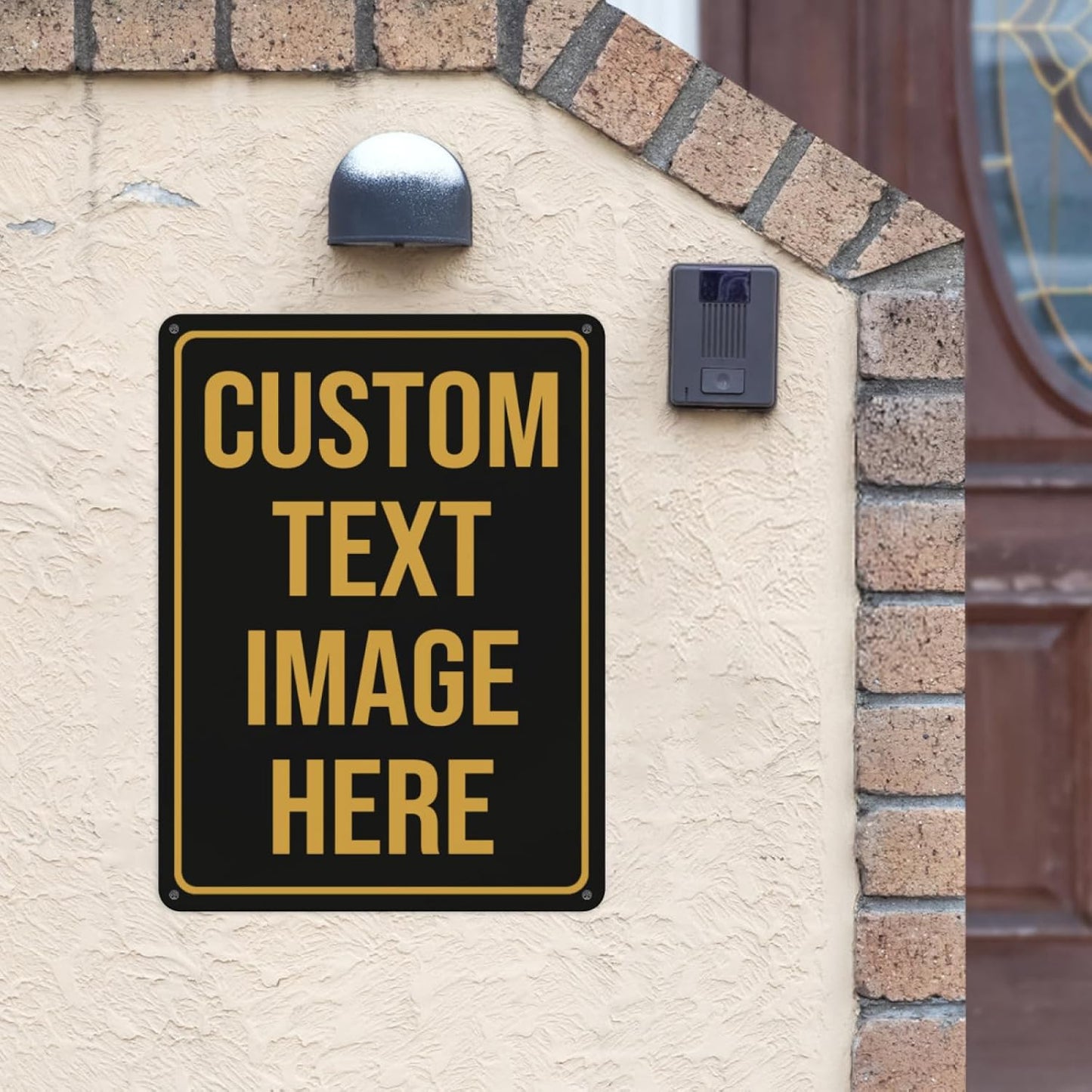 Custom Signs Outdoor Metal Sign Custom Sign Personalized Metal Signs Make Your Own Sign Add Text Logo Photo For Office Business Workplace Home Bar Indoor Outdoor Use 8"x6"