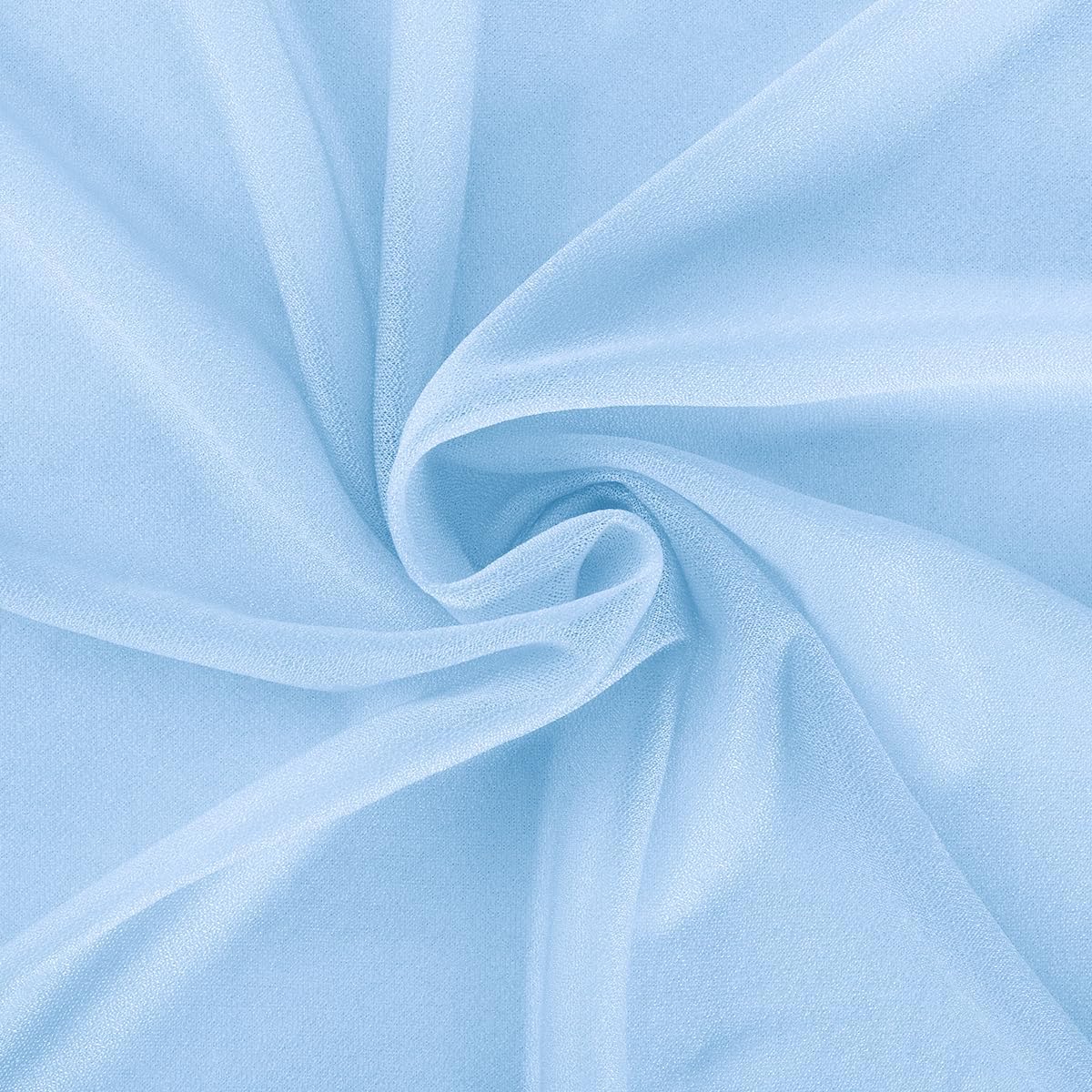 Baby Blue Wedding Arch Draping Fabric 29" x 20 FT Blue Wedding Drapes for Backdrop Sheer Curtains Drapes for Romantic Bridal Baby Shower Ceremony Birthday Party Fall Outdoor Events