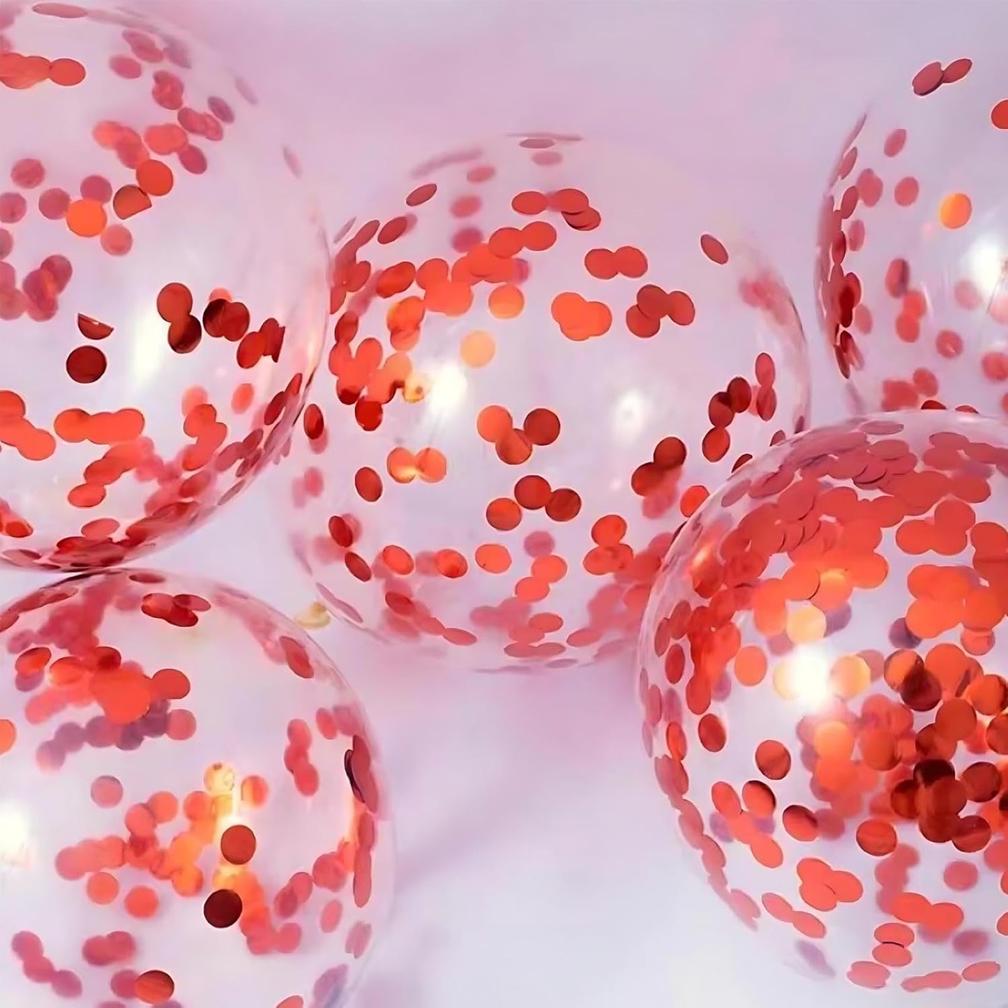 Orange Round Foil Confetti Beautiful Metallic Table Confetti for Fill balloons, Wedding,Birthday,Party,Festival Decoration(8000PCS)