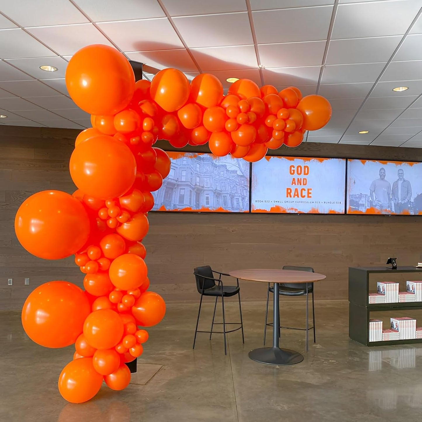 90pack Orange Balloons Different Size 18/12/10/5 Inch Burnt Orange Balloon Garland Arch Kit for Thanksgiving Day, Fall Theme Party, Wedding, Birthday, Halloween, Baby Shower Decorations