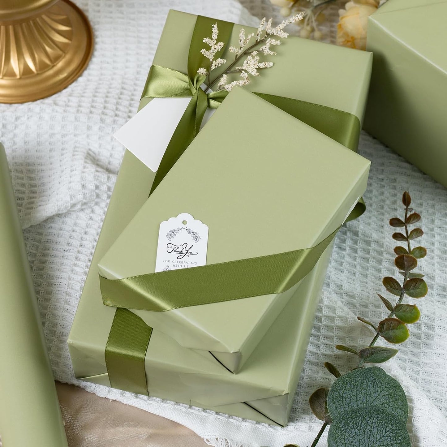 Garbendy Gift Wrapping Paper Roll-Solid Color Pearly-Lustre Paper,Perfect for Wedding, Valentine's Day,Birthday, Christmas,Baby Shower, Party - 17 Inch X 33 Feet