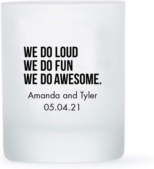 WEDDINGSTAR Personalized 3oz Frosted Shot Glass Customizable Full Color Print - 1 pack (sample)