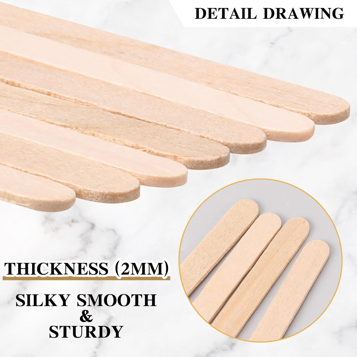 3000 Pcs Individually Wrapped Wooden Coffee Stirrers, Disposable Coffee Stir Sticks Round End Sticks Bulk Wood Stirrers for Cocktail Hot Drinks Restaurant Bar Home Office (5.5 Inch)