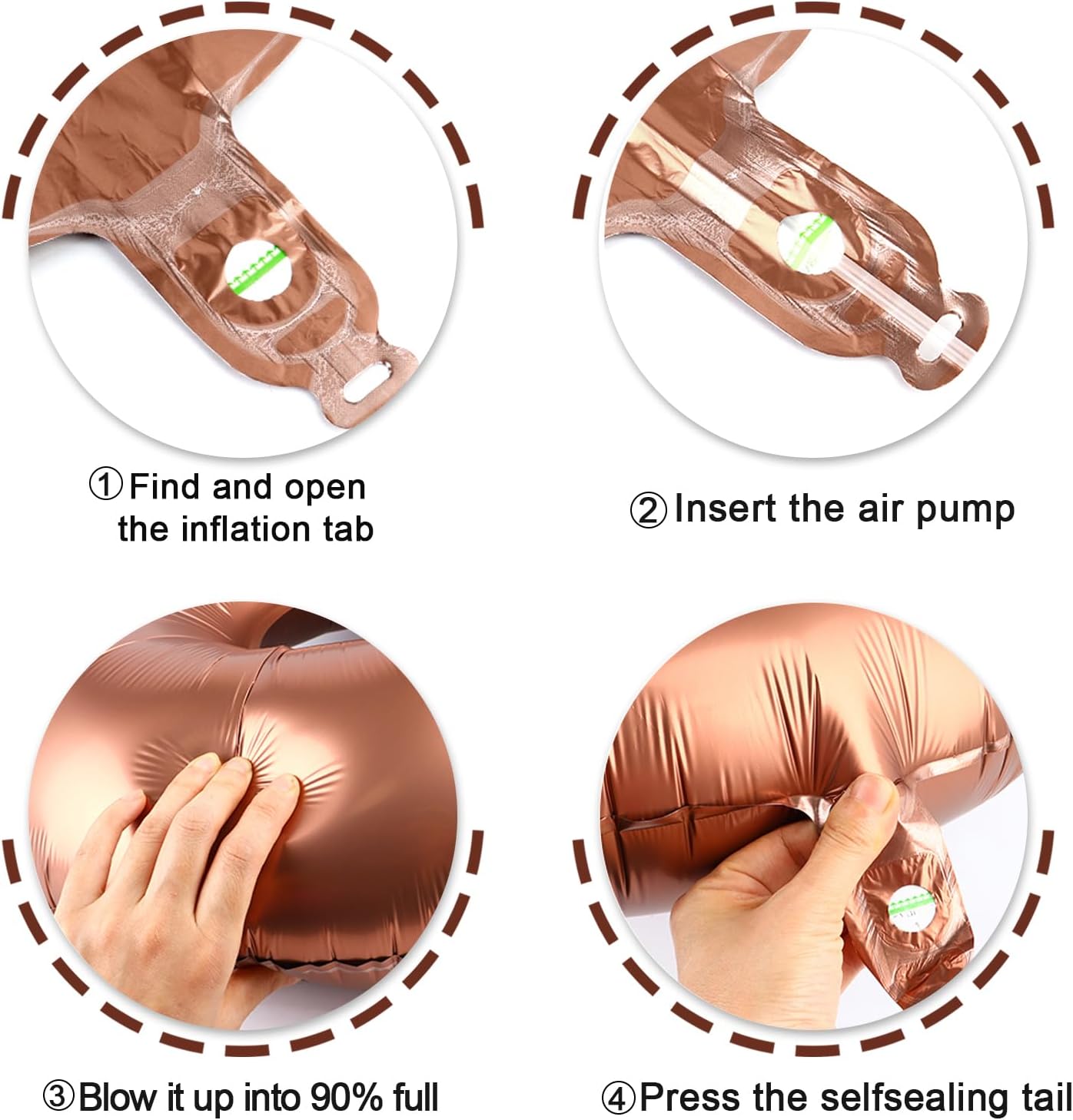 40 Inch Dark Brown Mylar Foil Number 6 Birthday Balloon, Digital Balloons for 6 16 Boy Girl Party Decorations Supplies, Coffee Brown Big Helium Balloon Numbers for 26 36 46 60 Men Women Anniversary