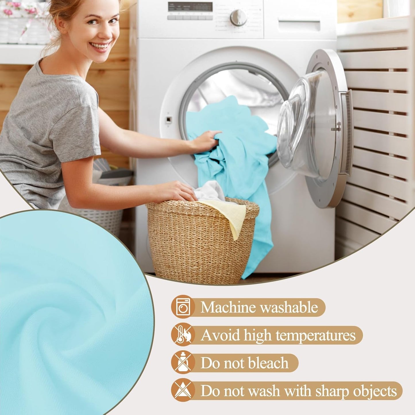 Ledido Wedding Arch Backdrop Cover 7.2FT Arch Covers Fitted Stretchy Spandex Round Top Stand Backdrop Cover for Wedding Banquet Ceremony Birthday Party Baby Shower Event Decoration,Blue