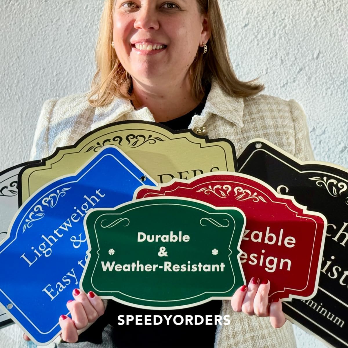 Custom Metal Signs, Personalized Aluminum - Outdoor/Driveway, Waterproof USA Made - Forest Green 8x8 In