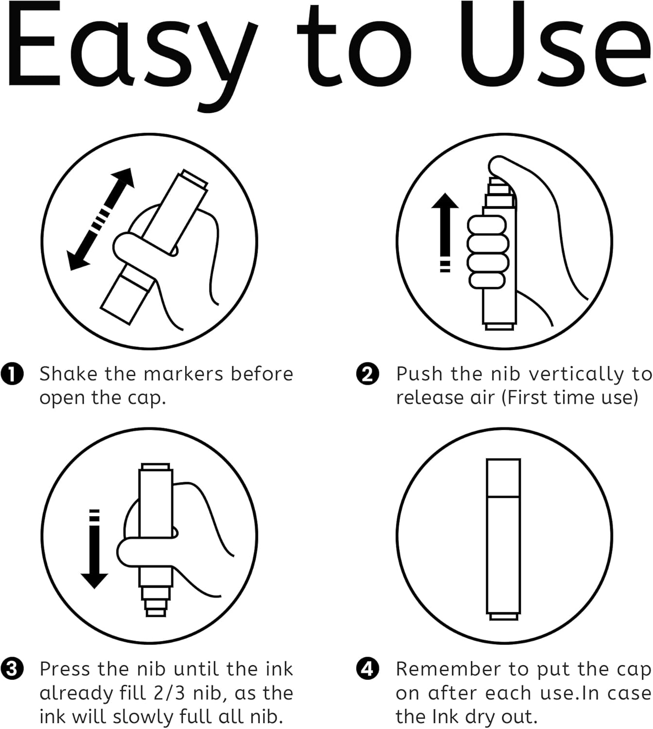 3 Pcs Purple Jumbo Permanent Markers: 15mm Wide Tip Thick Acrylic Paint Pen Large Calligraphy Marker for Rock Painting, Poster, Sign, Canvas, Glass, Wood, Ceramic