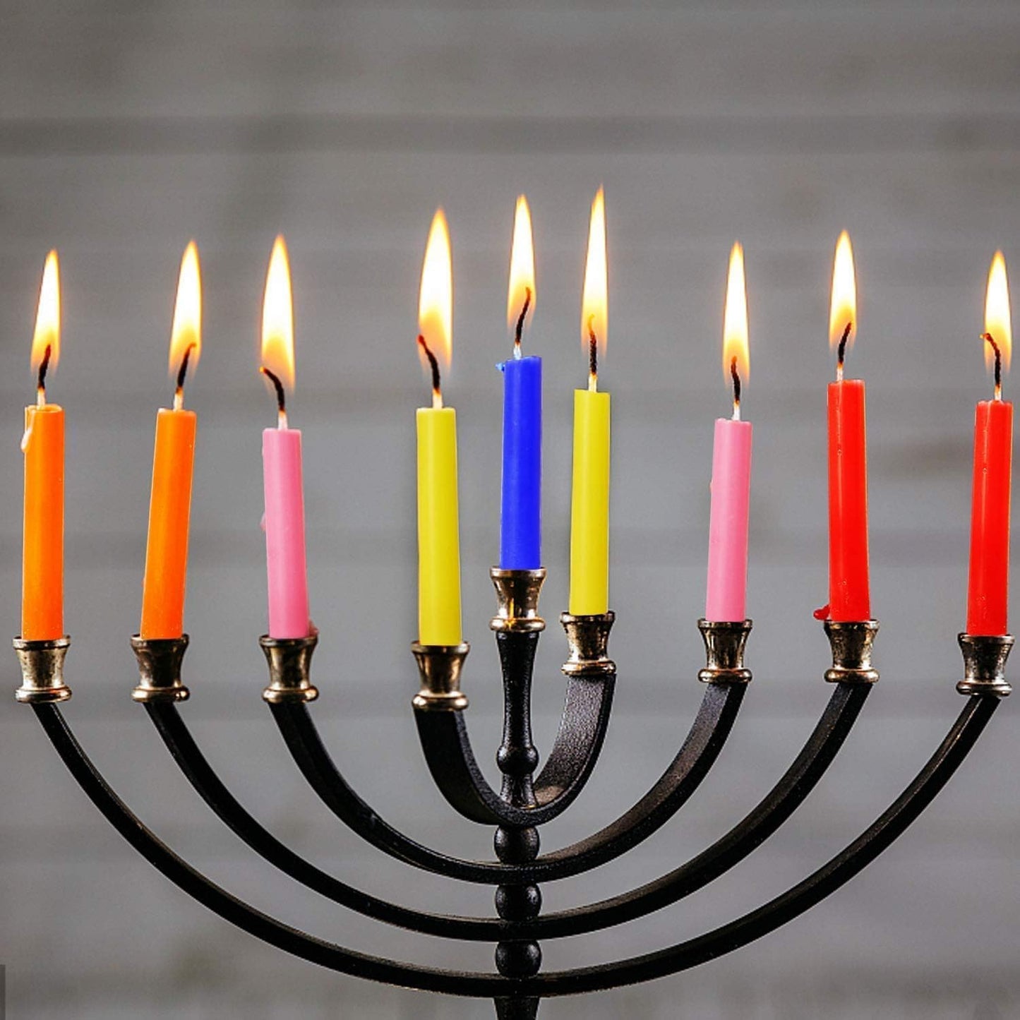 100 pcs Spells Chime Candles Unscented Assorted Colors Mini Taper Candles | 4" Tall x 1/2" Diameter | Great for Casting Chimes, Rituals, Spells