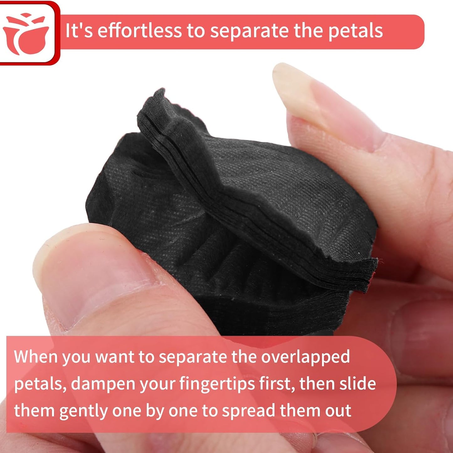 3300 PCS Artificial Fake Rose Petals,Flower Petals,Romantic Nightfor Her/Him Set,Wedding, Engagement, Party, in Bulk Flower Decorations（Black）