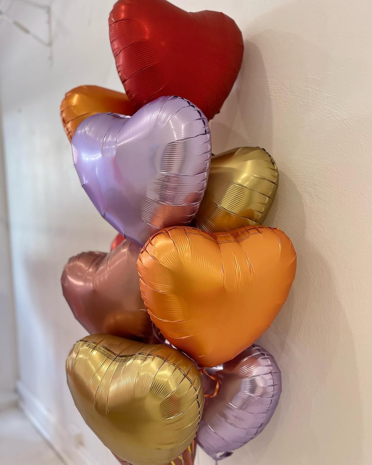 10Pcs Baby Blue Foil Heart Shaped Balloons 18 Inch Light Blue Heart Balloons For Baby Shower Wedding Valentine Decorations Love Balloons Party Decorations