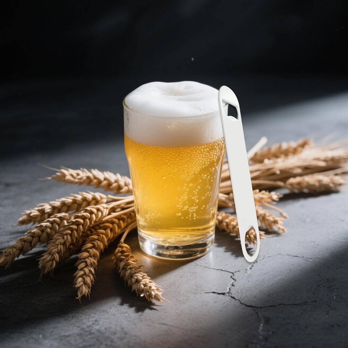 25 Pcs Sublimation Bottle Opener Personalized Blanks Flat Beer Bottle Opener Stainless Steel Sublimation Blank Products for Bar Kitchen Restaurant (White）