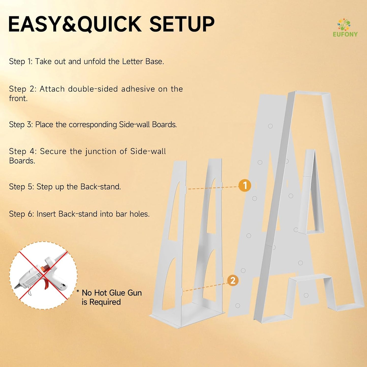 EUFONY Marquee Letters 4 Feet Tall, 4 FT Marquee Light Up Letters, Giant Light Up Letters 4FT for Birthday Party Baby Shower Gender Reveal Graduation Prom Decorations, Letter R with LED Lights DIY Kit