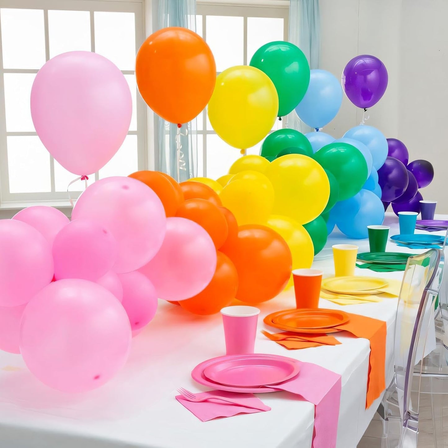 110pcs Pink Balloons 12 Inch Pink Latex Balloon Garland Arch Kit for Birthday Baby Shower Anniversary Graduation Wedding Party Decorations