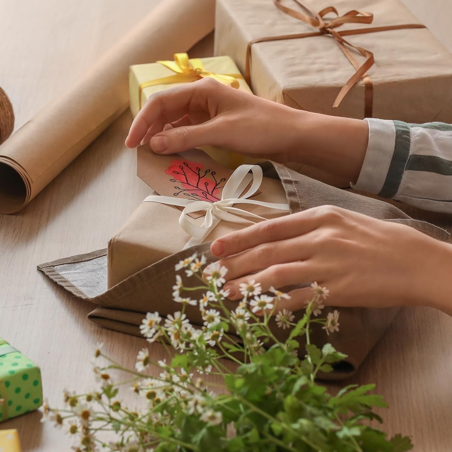 uxcell 164 Feet Floral Wire, 1mm Vine Bind Wire for DIY Crafts Flower Bouquet Christmas Wreaths Blue