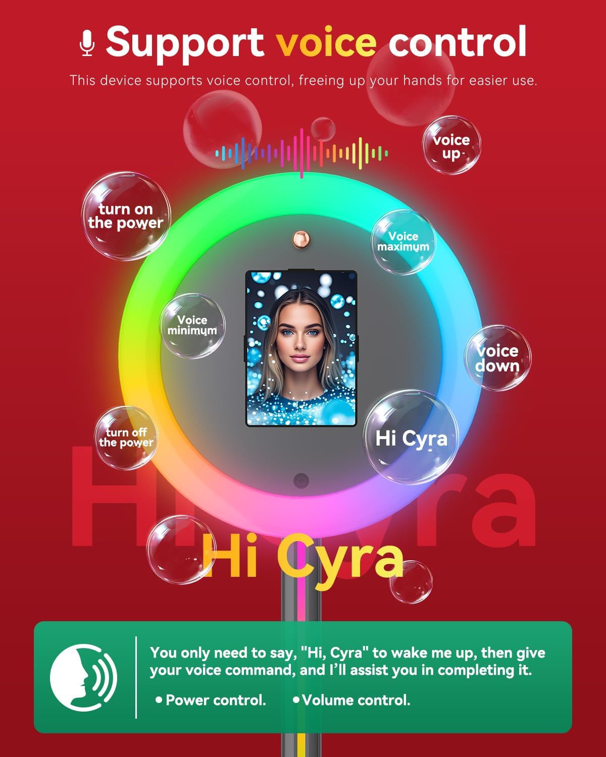 Portable Photo Booth Stand for iPads 10.2in-13in, Provide Cyratok APP Control and RGB Fill Light Lightweight Aluminum Alloy Photobooth Machine for Halloween Rental Wedding