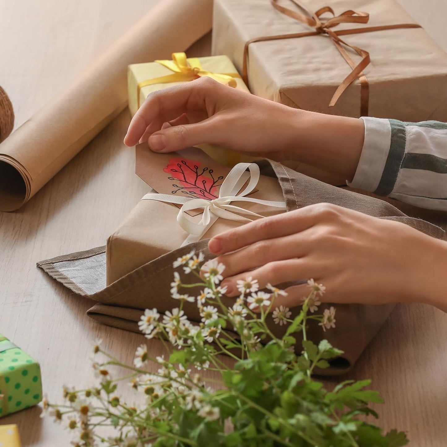 uxcell 55 Yards Floral Bind Wire Wrap Twine, 1mm Floral Wire Vine Bind Wire Rustic Craft Wire for DIY Projects Flower Bouquet Making Wreath Gift Wrapping Wedding Decoration, Pink