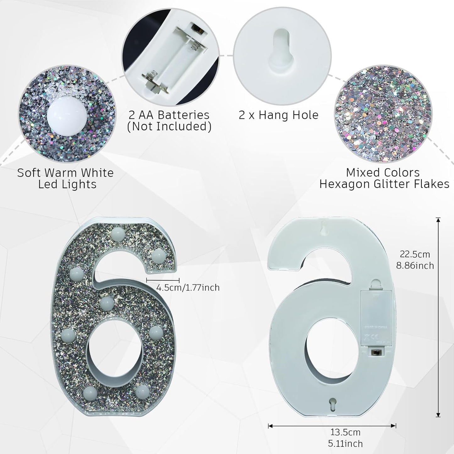 Light Up Letters - Glitter Marquee Signs for Prom, Events & Engagement Parties