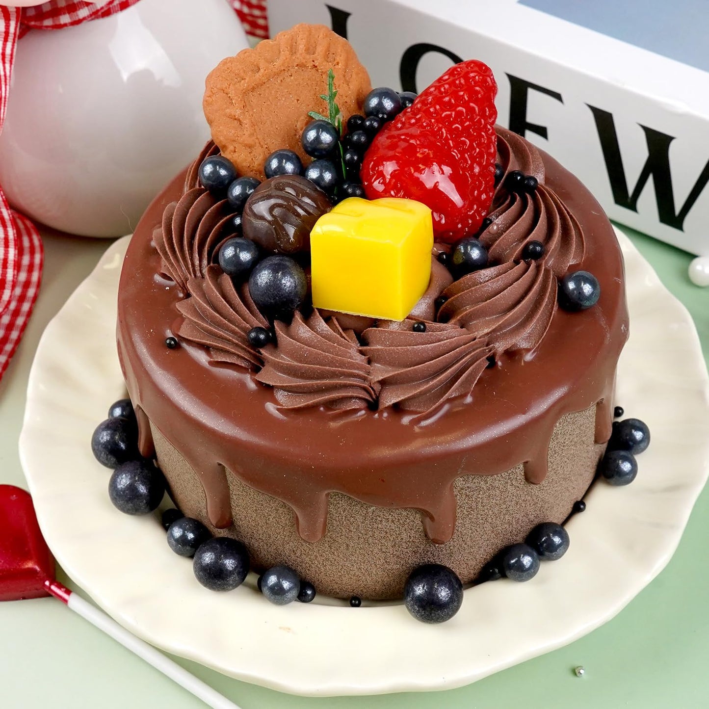 Dazzjoy Black Pearl Sprinkles for Cake Decorating, Food Grade, Edible Pearls for Cake Decorating, 150g/5.29oz, Cake Decoration & Cupcake Topper, Wedding Party Valentines Supplies