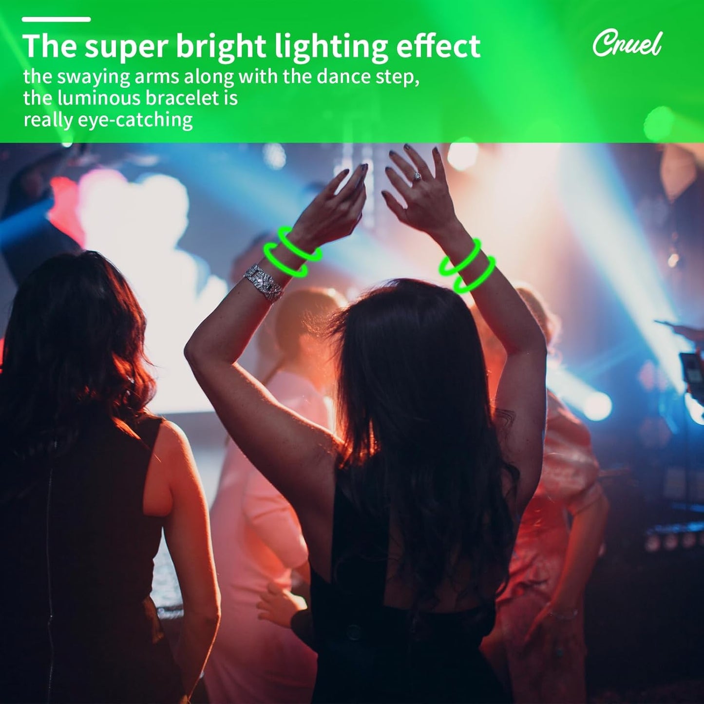 60 Pack 8” Green Glow Sticks Bulk Bright Glow Sticks with 60 Connectors 20 Heart Glasses Glow In The Dark Party Supplies Neon Party Decorations Glow Bracelet Glasses for Carnival (Green)