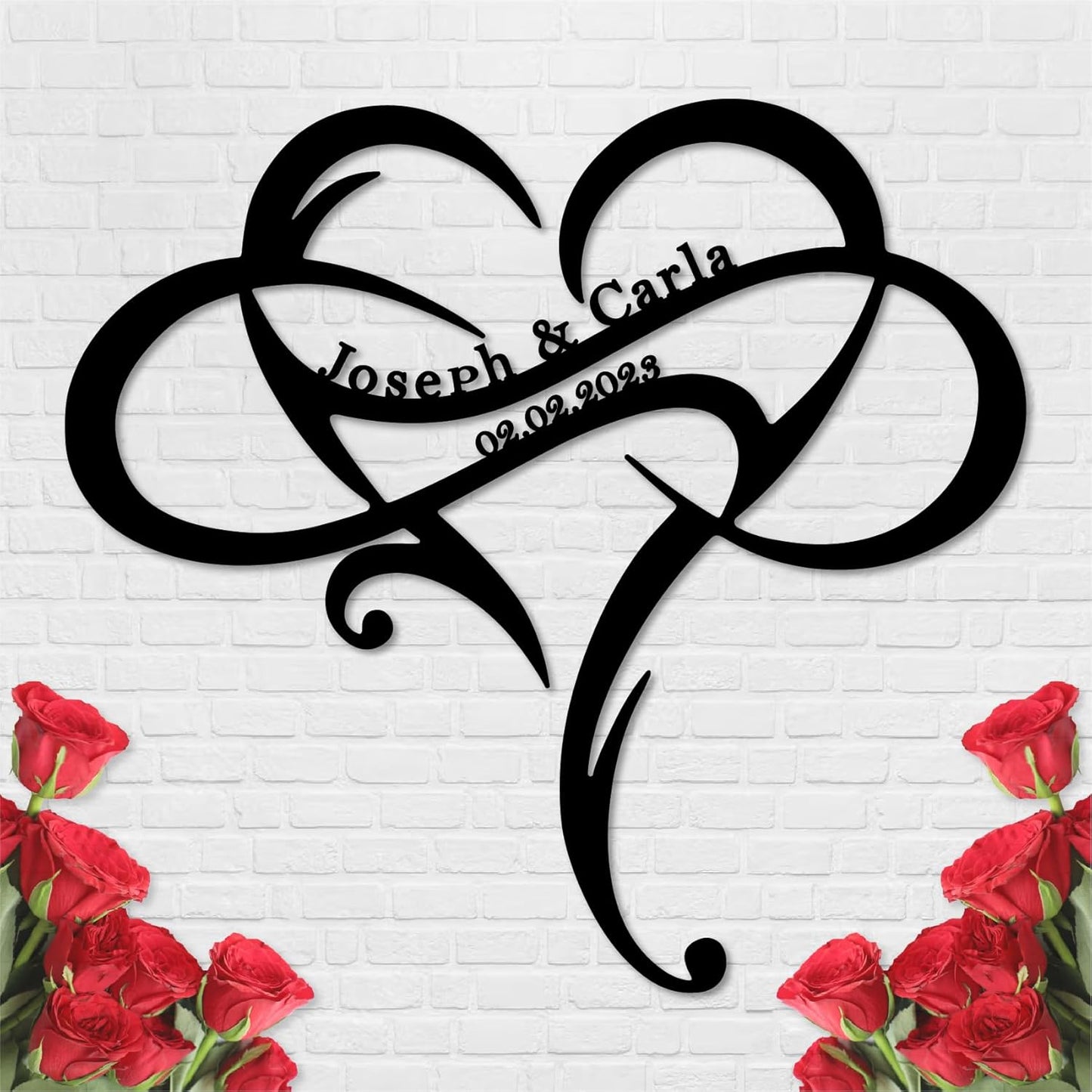 Custom Metal Name Sign, Personalized Last Name Metal Signs, Split Letter Monogram Sign, Porch Decorations Outdoor Metal Wall Art, First Name Custom Decoration, Wedding Gifts