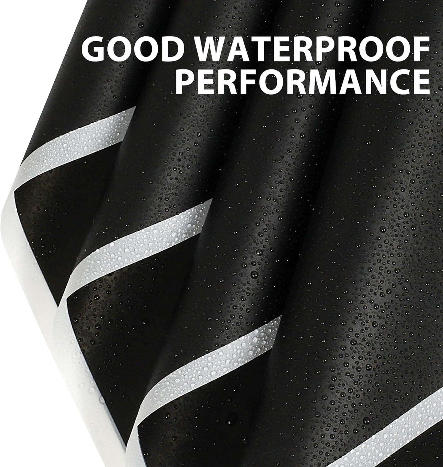 NESCCI 20 Sheet Flower Wrapping Paper - Waterproof Floral Bouquet Wrapping Paper, Florist Supplies Packaging Paper for Wedding Birthday Gift DIY (Dark Black)